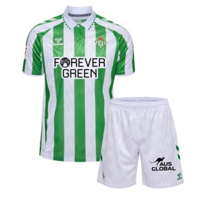 Real Betis Domaci Dres za Dječji 2024-25 Kratak Rukavima (+ kratke hlače)